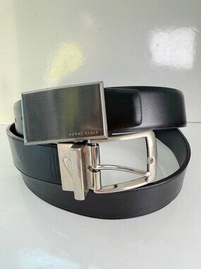 Nike & Perry Ellis Belt Bundle – 2 Belts – Interchangeable Buckles